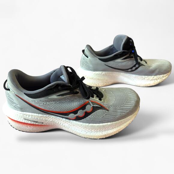 Saucony Other - Saucony Triumph 21 PWRRUN+ **SAMPLE** running shoes gray/black – Men’s 9